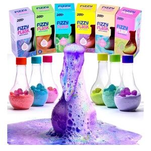 Tubby Tots Bath Potion Kits for Kids - 6 Pk - Bath Bombs for Kids - Toddler